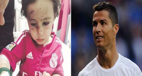 ريال مدريد سيحقق حلم طفل لبناني يتيم بلقاء رونالدو